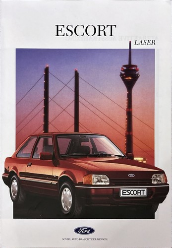 Ford escort laser depliant - escort,