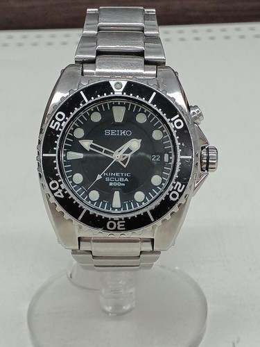 Seiko 5m62 0bl0 kinetic - seiko, diver