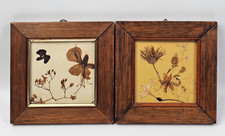 Coppia Quadretti Vintage Fiori