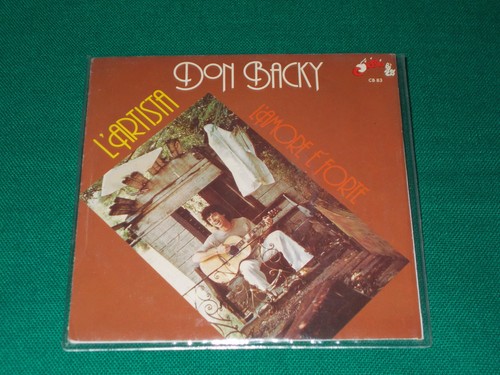 Don backy artista - backy, /