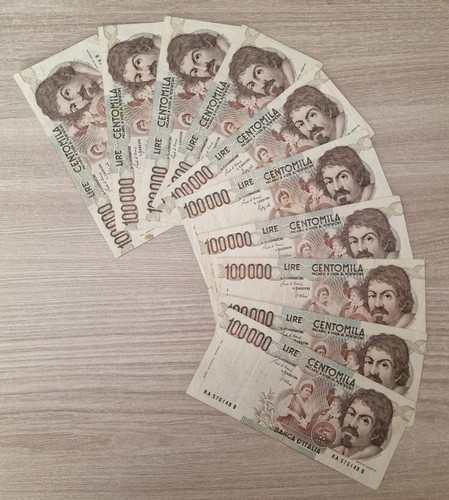 Lotto banconote da - di,