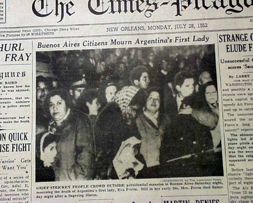 Eva peron first - peron, of
