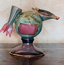 Posacenere Sesto Fiorentino Space Age ceramica metà secolo, vintage anni 50, italia