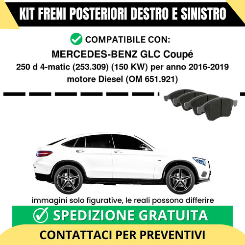 Pastiglie freno posteriori - freno,