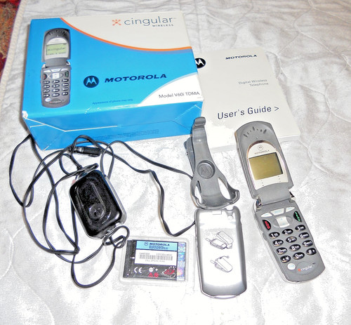 Motorola v60 silver cingular - motorola, i