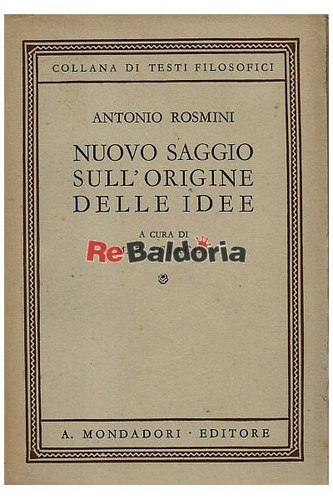 Nuovo saggio sull ordine delle - sull'ordine,