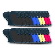 20 cartucce stampante compatibili con BROTHER DCP-145C DCP-165C DCP-185C DCP-195C