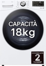 LG RH18U8AVCW Asciugatrice Smart 18kg, Classe A+++