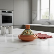 Tajine M 22 cm in Terracotta