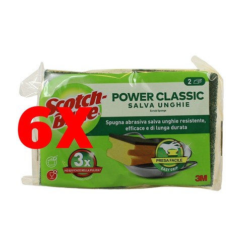 Scotchbrite 2 pezzi - 6, x