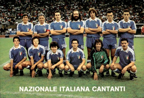 Cartolina calcio nazionale - calcio,