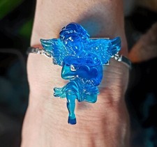 BRACCIALE CUORE ANGELO BLU
