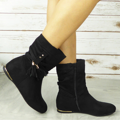 Stivaletti zeppa donna donna
