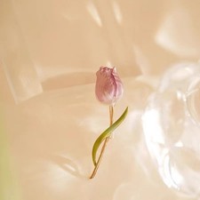 Spille fiori rosa corsetto