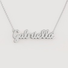 Collana NOME donna acciaio