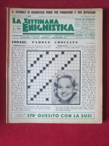 Settimana enigmistica 1559 - enigmistica,