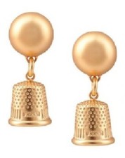 Orecchini MOSCHINO Ditale Made In Italy