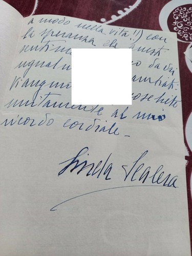 Linda scalera lettera attrice - linda,