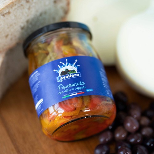 Peperonata con olive capperi - peperonata,
