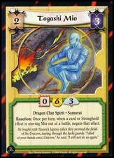 Togashi Mio - The Spirit Wars - Legend of the Five Rings CCG