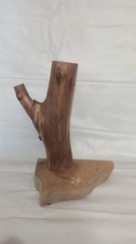 Scultura In Legno Vintage Di Designer Portafiori