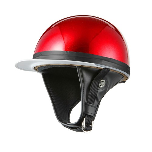 Casco moto bici - glitter, rosso