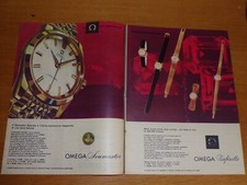 OMEGA SEAMASTER ZAFIRETTE OROLOGIO ANNO 1958 ANNI 50=PUBBLICITA=ADVERTSING