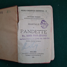 CONTANDO FERRINI - MANUALE DI PANDETTE - SOCIETA’ EDITRICE LIBRARIA, MILANO 1904