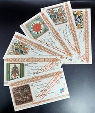Miniassegni serie prove vari - miniassegni,