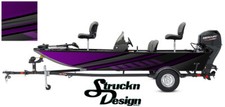 Boat Wrap Purple Modern Bass