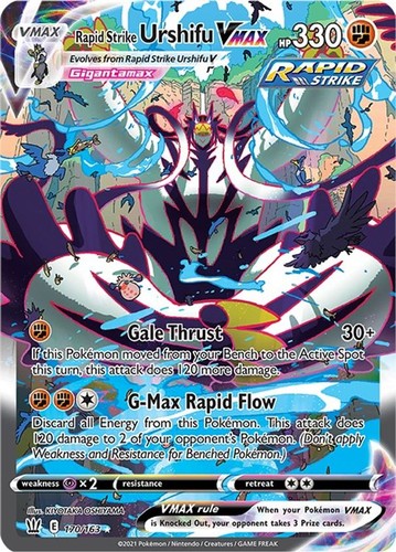 Rapid strike urshifu vmax - urshifu,