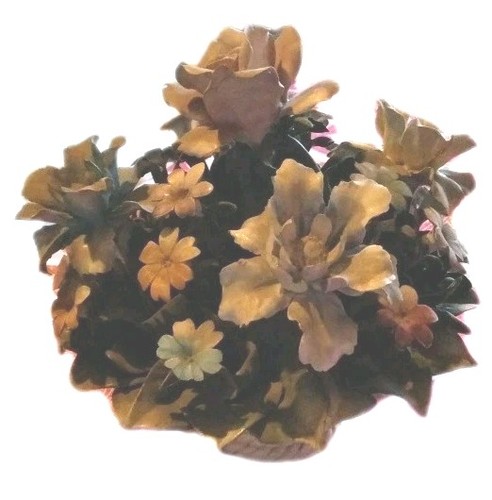 Cestino centrotavola floreale - cestino,