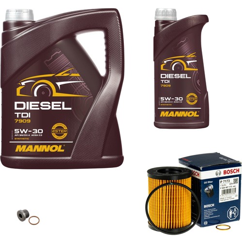 Bosch filtro olio mannol - bosch, 6