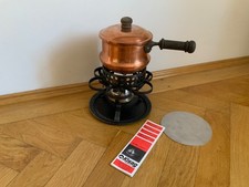 Set fonduta vintage rame