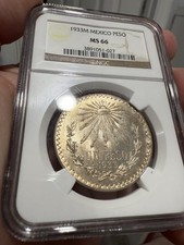 1933-M Messico Argento Un Peso