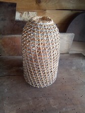 PICCOLA NASSA DA PESCATORE IN VIMINI DA COLLEZIONE-DECORATIVO.