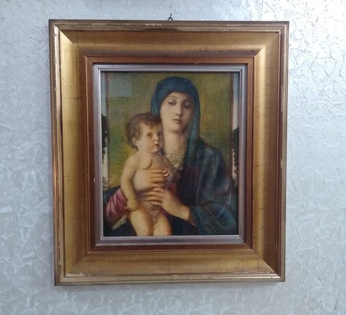 Antico quadro madonna degli - madonna,