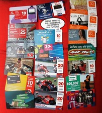 20 RICARICHE TELEFONICHE Ducati MotoGP 2010 Wind TIM Vodafone etc OTTIMO STATO