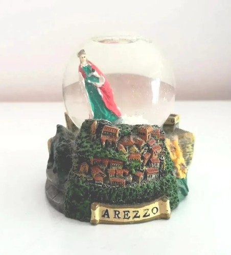 Souvenir palla neve arezzo - di,