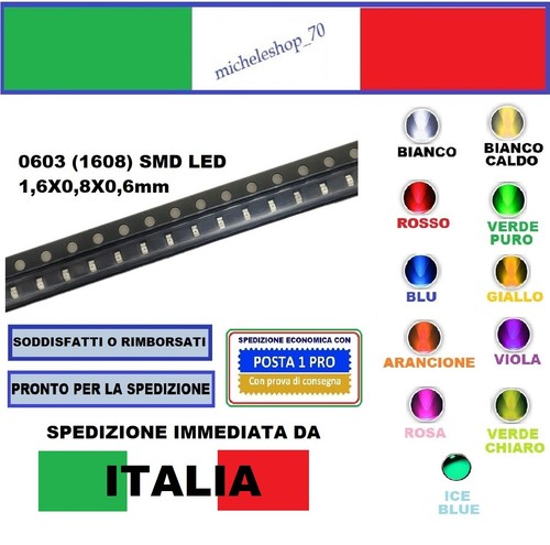 Chip led smd 0603 - chip, (1608)