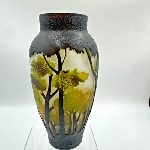 Vaso vetro cammeo art - vetro,