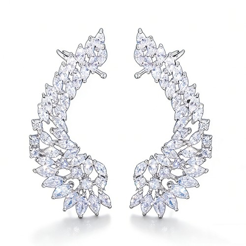 Orecchini donna chic argento