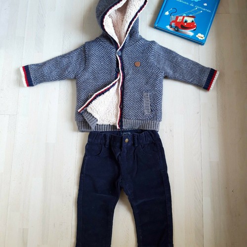 Set giaccone pantaloni bimbo - e,