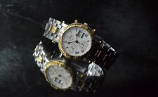 LONGINES RODOLPHE AUTOMATIC B & P TWO TONE 40MM CHRONOGRAPH OROLOGIO MONTRE UHR