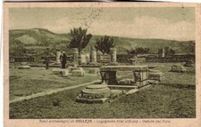 VELLEJA LUGAGNANO VAL D'ARDA  FP  VIAGGIATA 1932  SCAVI ARCHEOLOGICI