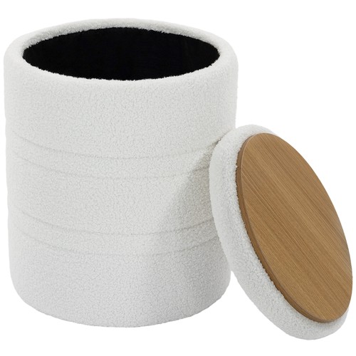 Homcom pouf contenitore - pouf,