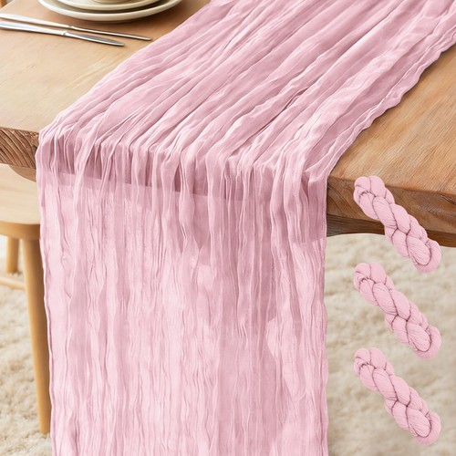 Pezzi runner tavola rosa - pezzi,