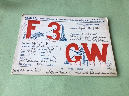Vintage qsl radio - vintage,