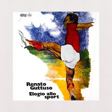 Poster Manifesto Vintage RENATO GUTTUSO Elogio allo Sport Calciatore CONI 1984
