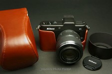 Custodia fotocamera in vera